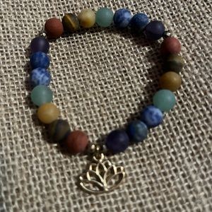 Hand made 7 chackras energy charged crystal bracelets and or necklace